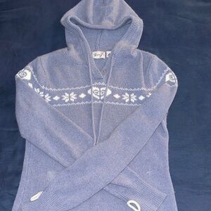 Roxy Blue and White Women's Sweater